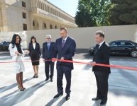 Azerbaijani president opens new building of ANAS' Central Library (PHOTO)