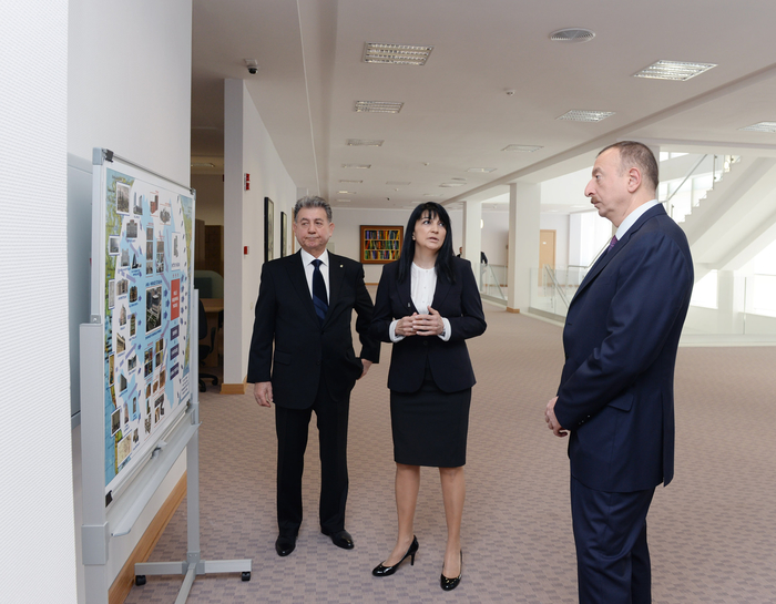 Azerbaijani president opens new building of ANAS' Central Library (PHOTO)