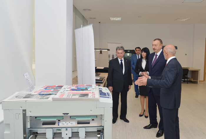 Azerbaijani president opens new building of ANAS' Central Library (PHOTO)