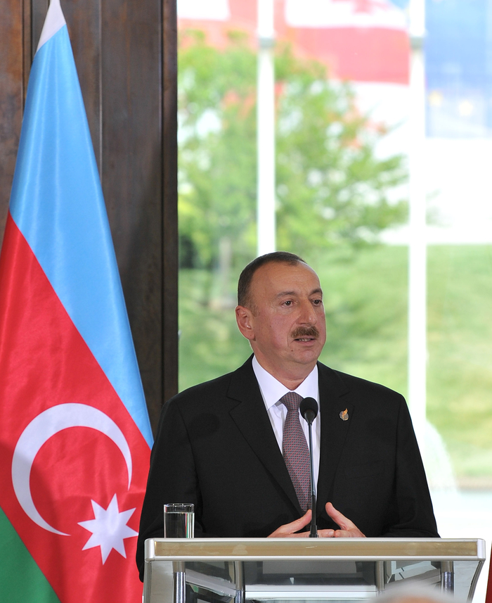 Ilham Aliyev: Azerbaijan-Georgia-Turkey trilateral format unique (PHOTO)
