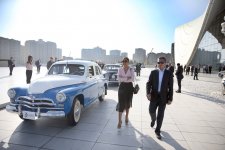 Vintage cars rally in Baku commemorates national leader Heydar Aliyev’s 91st anniversary