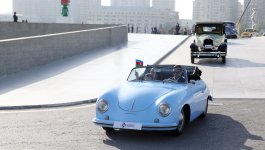 Vintage cars rally in Baku commemorates national leader Heydar Aliyev’s 91st anniversary