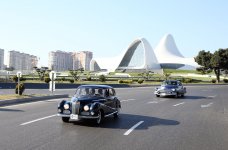 Vintage cars rally in Baku commemorates national leader Heydar Aliyev’s 91st anniversary