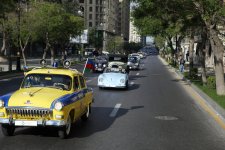 Vintage cars rally in Baku commemorates national leader Heydar Aliyev’s 91st anniversary