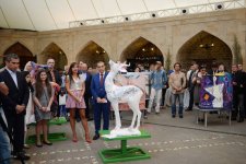 Leyla Aliyeva attendes closing ceremony of 5th International Art Festival "Maiden Tower"