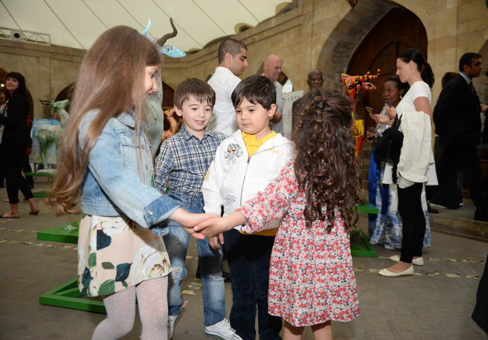 Leyla Aliyeva attendes closing ceremony of 5th International Art Festival "Maiden Tower"