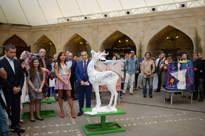 Leyla Aliyeva attendes closing ceremony of 5th International Art Festival "Maiden Tower"