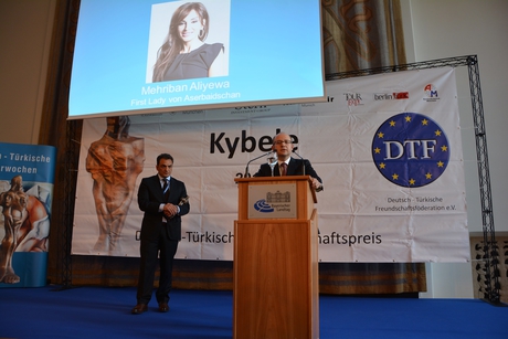 Azerbaijani first lady Mehriban Aliyeva awarded by Turkish-German Friendship Federation