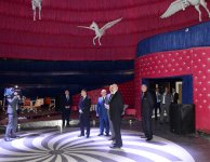 Azerbaijani president attends opening of five-star hotel in Shamakha district (PHOTO)