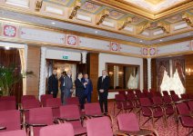 Azerbaijani president attends opening of five-star hotel in Shamakha district (PHOTO)