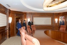 Azerbaijani president attends opening of five-star hotel in Shamakha district (PHOTO)