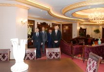 Azerbaijani president attends opening of five-star hotel in Shamakha district (PHOTO)
