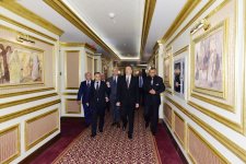 Azerbaijani president attends opening of five-star hotel in Shamakha district (PHOTO)