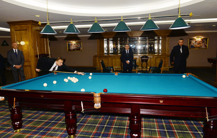 Azerbaijani president attends opening of five-star hotel in Shamakha district (PHOTO)