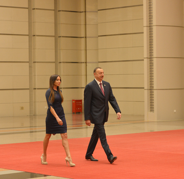 President Ilham Aliyev attended a reception in honor of heads of state and government in Shanghai (PHOTO)