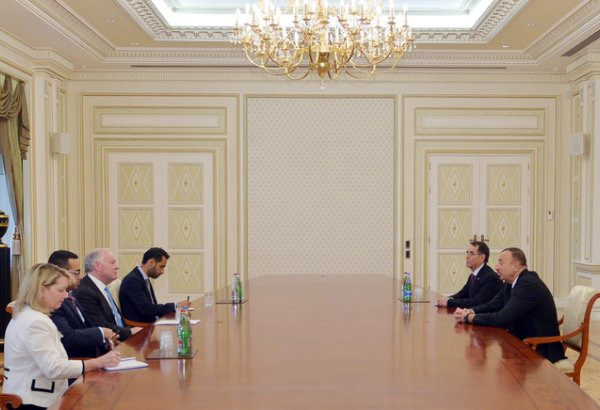 Azerbaijani president receives member of British Parliament