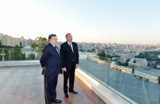 President Ilham Aliyev and President of the European Commission Jose Manuel Barroso visited the Highland Park (PHOTO)