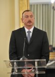 President Ilham Aliyev and Greek President Karolos Papoulias made statements for the press