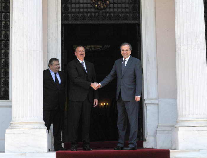 President Ilham Aliyev met with Prime Minister of Greece Antonis Samaras (PHOTO)