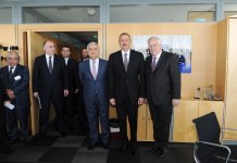 Azerbaijani president holds meetings in Strasburg (PHOTO)