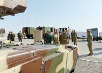 President Aliyev watches operational and tactical exercise of Azerbaijani Armed Forces