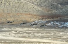 President Aliyev watches operational and tactical exercise of Azerbaijani Armed Forces