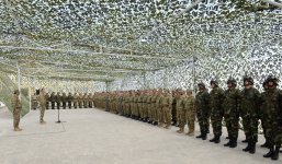President Aliyev watches operational and tactical exercise of Azerbaijani Armed Forces
