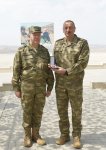 President Aliyev watches operational and tactical exercise of Azerbaijani Armed Forces