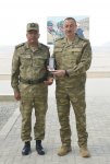 President Aliyev watches operational and tactical exercise of Azerbaijani Armed Forces