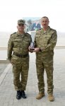 President Aliyev watches operational and tactical exercise of Azerbaijani Armed Forces