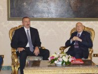 Meeting held between presidents of Azerbaijan and Italy
