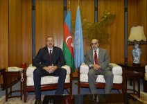 Azerbaijani president meets with FAO director general in Rome