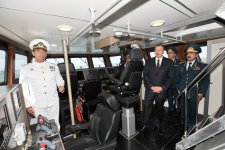 President Aliyev attends opening of new shipyard of State Border Service's Coast Guard
