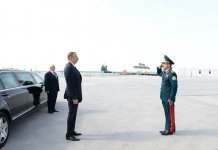 President Aliyev attends opening of new shipyard of State Border Service's Coast Guard