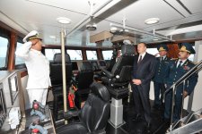 President Aliyev attends opening of new shipyard of State Border Service's Coast Guard