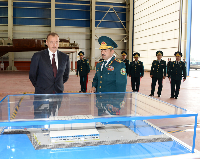 President Aliyev attends opening of new shipyard of State Border Service's Coast Guard