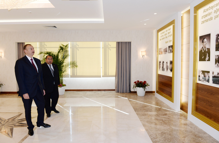 Azerbaijani president attends opening of Heydar Aliyev Center in Khizi