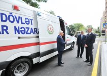 Azerbaijani president reviews newly-built office building of Finance Ministry (PHOTO)