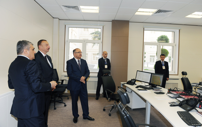 Azerbaijani president reviews newly-built office building of Finance Ministry (PHOTO)