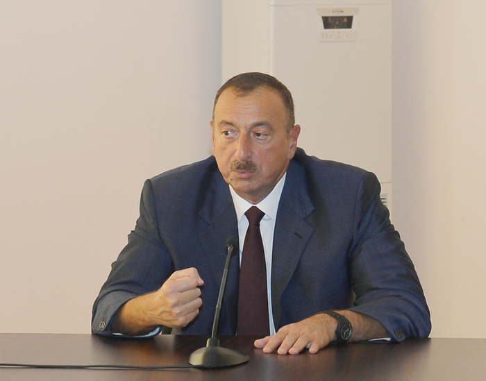 Azerbaijani president attends opening of new settlement for IDP families in Aghdam region
