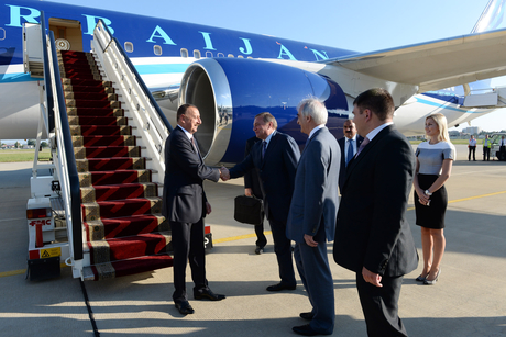Azerbaijani President arrived in Russian Federation on a working visit
