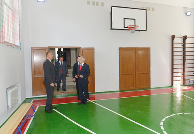 President Aliyev reviewed secondary school No. 115 after major repair and reconstruction