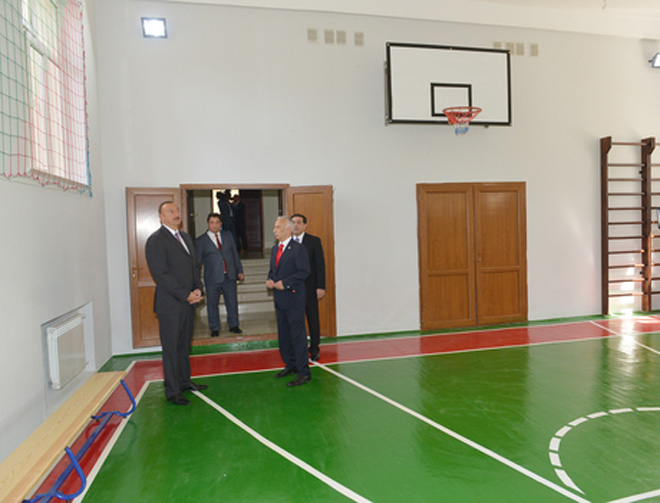 President Aliyev reviewed secondary school No. 115 after major repair and reconstruction