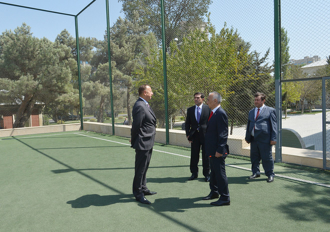 President Aliyev reviewed secondary school No. 115 after major repair and reconstruction