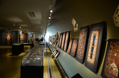 Azerbaijani president and his spouse attend opening of Carpet Museum