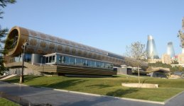 Azerbaijani president and his spouse attend opening of Carpet Museum