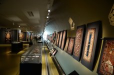 Azerbaijani president and his spouse attend opening of Carpet Museum