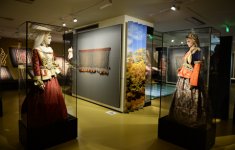Azerbaijani president and his spouse attend opening of Carpet Museum
