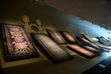 Azerbaijani president and his spouse attend opening of Carpet Museum