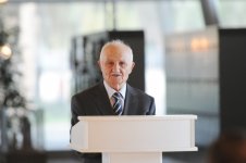 Azerbaijani president and his spouse attend opening of Carpet Museum